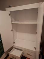 Witte Ladenkast/Kledingkast, Huis en Inrichting, Kasten | Kledingkasten, Ophalen, Overige materialen, Gebruikt, 50 tot 100 cm