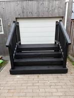 Bordestrap trap opstap op maat chalet, caravan, tinyhouse, Tuin en Terras, Ophalen of Verzenden, Zo goed als nieuw, Hout