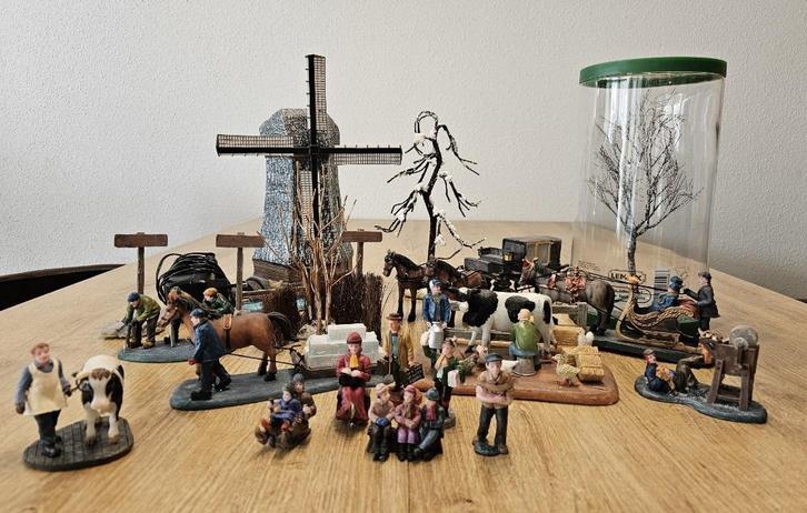 Kerstdorp met accessoires, Diversen, Kerst, Zo goed als nieuw, Ophalen of Verzenden