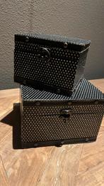 2 glitterende sieraden /make up decoratie Doosjes, Ophalen, Zo goed als nieuw