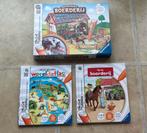 Tiptoi Set, Wereld, Boerderij, Boerderijboek., Kinderen en Baby's, Ophalen of Verzenden, Gebruikt