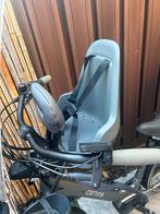 Bobike Voorzitje met Windscherm en Kussen, Fietsen en Brommers, Fietsaccessoires | Fietsstoeltjes, Ophalen, Gebruikt, Voetsteuntjes