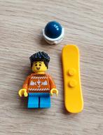 Lego minifiguur jongen met snowboard (kerst), Ophalen of Verzenden, Nieuw, Lego