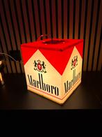 Zeldzame Marlboro Lichtbak / Hanglamp 27x27x27cm, Verzamelen, Verzenden, Gebruikt, Lichtbak of (neon) lamp