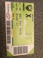 TICKET ADO DEN HAAG-RODA JC 11-12, Ophalen of Verzenden, Zo goed als nieuw, Overige binnenlandse clubs, Overige typen