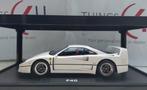 KK-Scale 1:18 Ferrari F40 Brunei wit nieuw in verpakking, Hobby en Vrije tijd, Modelauto's | 1:18, Ophalen of Verzenden, Nieuw