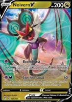 Pokemon - Noivern V (EVS 117) Ultra rare uit Evolving Skies., Hobby en Vrije tijd, Ophalen of Verzenden, Nieuw, Losse kaart, Foil