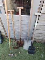 Tuin gereedschap set - Schoppen, harken, vorken, Tuin en Terras, Hand-tuingereedschap, Ophalen of Verzenden, Gebruikt, Schop, Onbekend