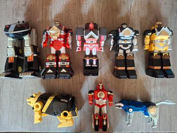 1995 MMPR Power Rangers parts lot x 8 Shogun Ninja beschikbaar voor biedingen