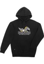 LOSER MACHINE GLORY BORN FREE HOODED FLEECE BLACK MEDIUM, Maat 48/50 (M), Zwart, Nieuw, Ophalen of Verzenden