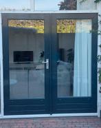 Hardhouten tuindeur, Ophalen, Gebruikt, Deurkozijn, 150 tot 225 cm