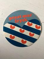 Sticker Praat mar Frysk (Friesland), Verzamelen, Verzenden, Zo goed als nieuw