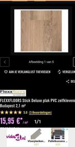 Flexxfloors Stick Deluxe plak PVC - 22 m², Ophalen, Kunststof, Gebruikt, 50 tot 150 cm