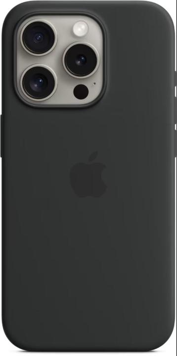 Apple Siliconenhoesje met MagSafe voor iPhone 15 Pro - Black beschikbaar voor biedingen