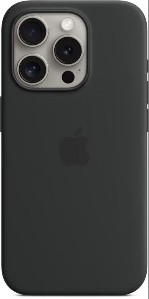 Apple Siliconenhoesje met MagSafe voor iPhone 15 Pro - Black, Telecommunicatie, Mobiele telefoons | Hoesjes en Frontjes | Apple iPhone