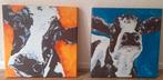 2x Canvas - koeien, Ophalen of Verzenden