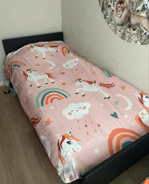Kidsmill Sixties bed 90x200, Kinderen en Baby's, Kinderkamer | Bedden, Zo goed als nieuw, 180 cm of meer, 85 tot 100 cm, Lattenbodem
