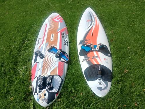 TK Fanatic Ray 100 Freeride en F2 Max2Air 90, Watersport en Boten, Windsurfen, Gebruikt, Plank, Minder dan 250 cm, Met vin(nen)