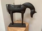 Paard van plaatstaal groot, Antiek en Kunst, Ophalen of Verzenden