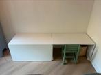 2x smastad bank en 1x smastad kist - kinder bureau met lade, Kinderen en Baby's, Kinderkamer | Tafels en Stoelen, Ophalen, Zo goed als nieuw
