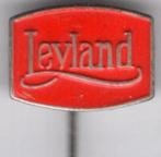 LEYLAND rood op zilverkleurig auto speldje ( B_212 ), Verzenden, Nieuw, Transport, Speldje of Pin