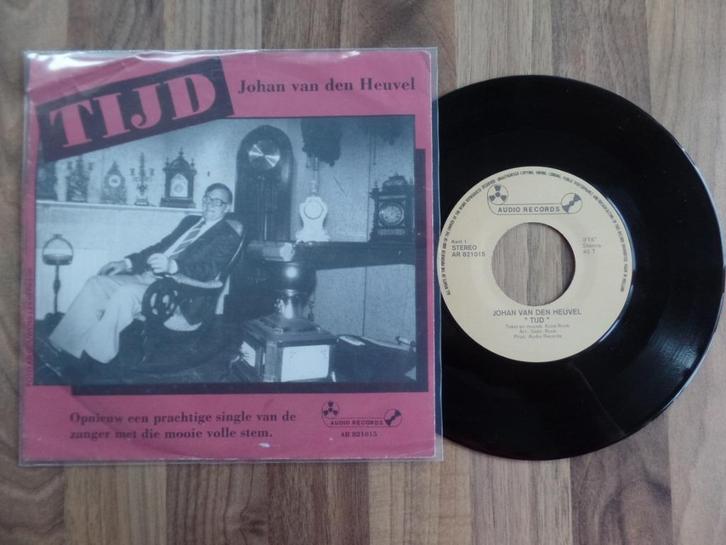 single  Johan van den Heuvel - Tijd, Cd's en Dvd's, Vinyl Singles, Gebruikt, Single, Nederlandstalig, 7 inch, Ophalen of Verzenden