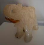 Albast Elefant Beeldje, Antiek en Kunst, Ophalen of Verzenden