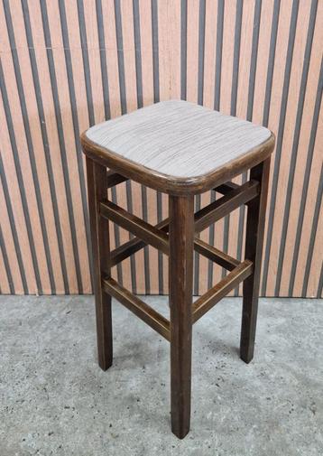 8 x Vintage houten barkrukken bar krukken retro barstoelen beschikbaar voor biedingen