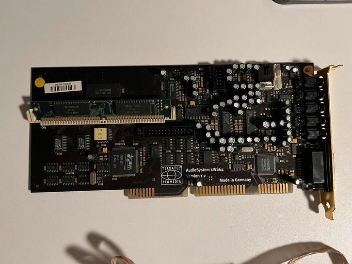 TerraTec EWS64 L/XL ISA geluidskaart, Computers en Software, Geluidskaarten, Gebruikt, Intern, Ophalen of Verzenden