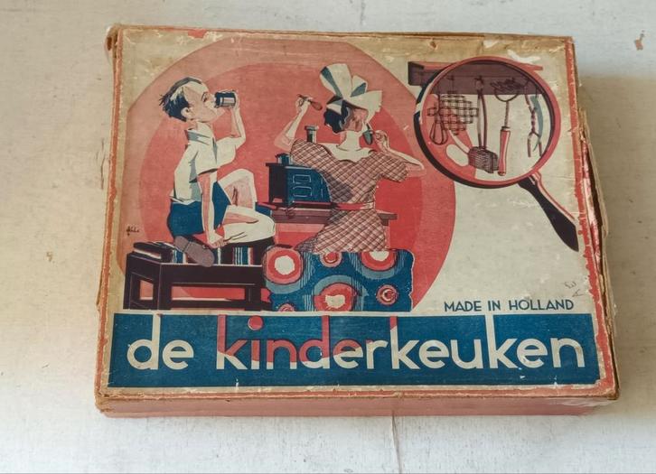 Vintage Kinderkeuken Speelgoed, Antiek en Kunst, Antiek | Speelgoed, Ophalen of Verzenden