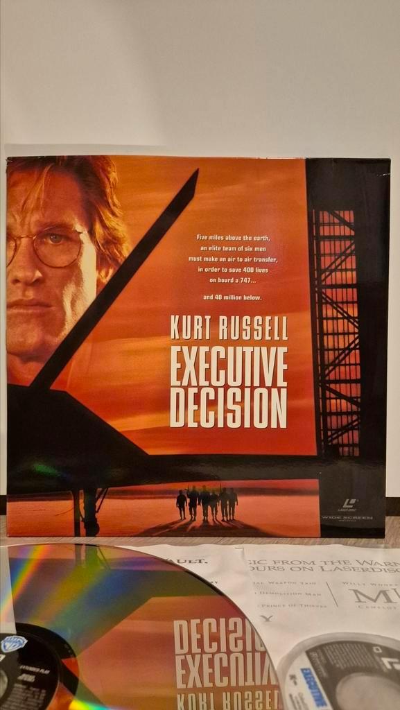 Executive Decision Ac-3 Laserdisc, Cd's en Dvd's, Vinyl | Filmmuziek en Soundtracks, Zo goed als nieuw, 12 inch, Ophalen of Verzenden