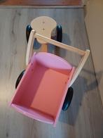 Dreumes bakfietsje roze., Kinderen en Baby's, Speelgoed | Buiten | Voertuigen en Loopfietsen, Ophalen of Verzenden, Zo goed als nieuw