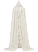 Jollein baby klamboe vintage ruffle ivory, Ophalen, Zo goed als nieuw, Klamboe