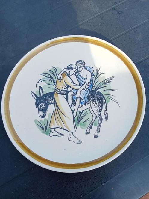 Porseleinen gedenk bordje Goedewaagen Gouda Meer en Bosch, Antiek en Kunst, Antiek | Wandborden en Tegels, Ophalen of Verzenden