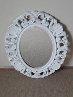 Brocante spiegel wit, Huis en Inrichting, Woonaccessoires | Spiegels, Ophalen, Minder dan 50 cm, Nieuw, Minder dan 100 cm