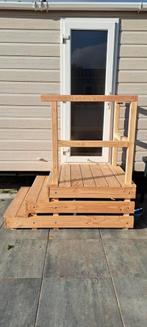 Chaletopstap, Caravanopstap, Tinyhouse opstap, Podium