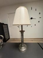 Tinnen tafellamp met kap – gemerkt Etain Zinn, Gebruikt, 50 tot 75 cm, Klassiek, Ophalen of Verzenden