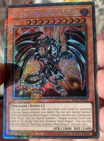 Yu-Gi-Oh! Red Eyes Darkness Metal Dragon RA03 1st Edition ! beschikbaar voor biedingen