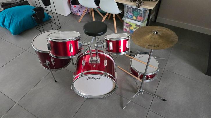 Stagg Kinder Drumstel - Compleet, Muziek en Instrumenten, Drumstellen en Slagwerk, Gebruikt, Overige merken, Ophalen