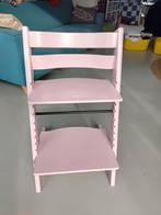 Stokke Tripp Trapp | Roze | 2 stuks beschikbaar, Kinderen en Baby's, Ophalen, Zo goed als nieuw, Meegroeistoel