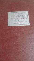 Henri Jonas kunst houtsnedes Boek DE ZEVEN BROEDERS zeldzaam, Antiek en Kunst, Ophalen of Verzenden