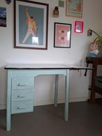 vintage formica bureau klaptafel bureautje, Ophalen, Gebruikt, Bureau