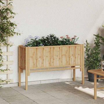 Verhoogde plantenbak Bruin 110 x 35 x 70 cm Bamboe €79 beschikbaar voor biedingen