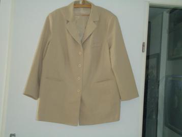 blazer colbert mt 52 beige met 2 zakken voor en 1 nepzakje b beschikbaar voor biedingen