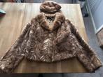 Bontjas met bontmuts, Kleding | Dames, Jassen | Winter, Ophalen of Verzenden, Gedragen, Maat 38/40 (M), Overige kleuren