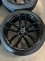 21 inch 5x112 Audi A5 A6 A7 A8 Q5 Q7 velgen met banden, Gebruikt, 255 mm, Banden en Velgen, Personenwagen