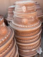 Handgemaakte Italiaanse terracotta pot Orvieto | Ø70cm, Tuin en Terras, Ophalen, 40 cm of meer, Rond, Nieuw