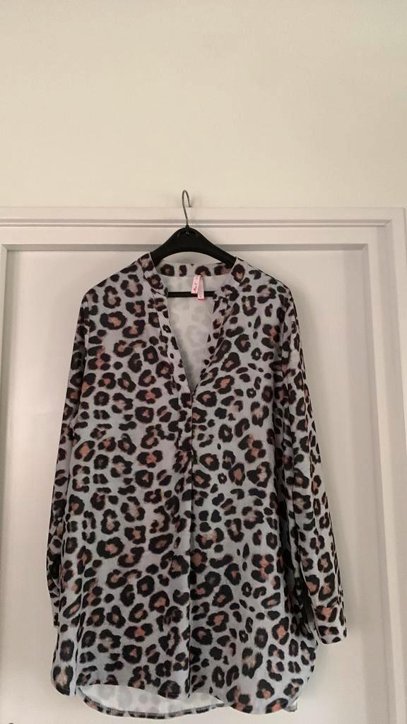 Mooie zgan Miss e Studio Blouse maat Large, Kleding | Dames, Blouses en Tunieken, Zo goed als nieuw, Maat 42/44 (L), Overige kleuren