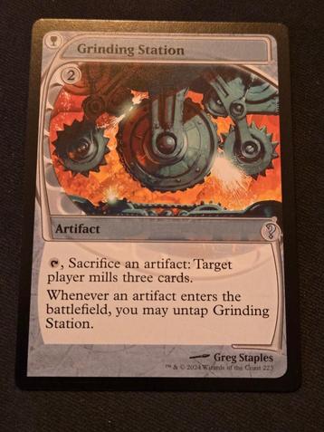 Grinding Station beschikbaar voor biedingen