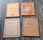 4x bladmuziek Köhler, John Thompson, Henry Lemoine, Ophalen of Verzenden